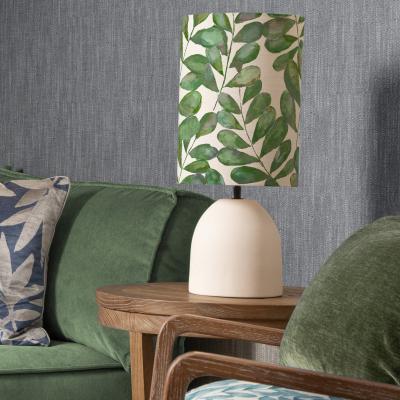 Dunelm Larissa Table Lamp with Rowan Shade Rowan Apple Green