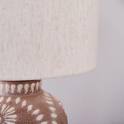 Dunelm Traditional Terracotta Floral Table Lamp MultiColoured