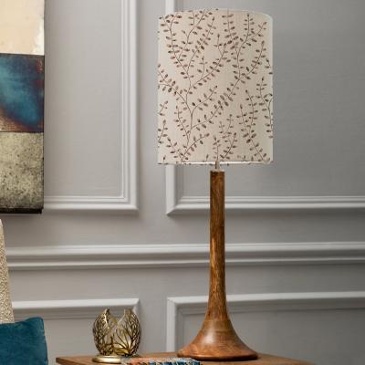 Dunelm Kinross Large Table Lamp with Eden Shade Eden Deep Red