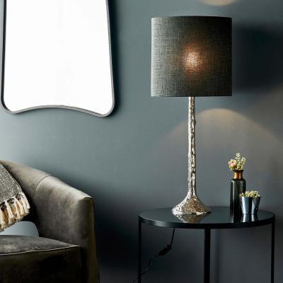 Dunelm Vogue Pelosa Table Lamp Base Silver