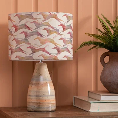 Dunelm Japura Table Lamp with Dakota Shade Dakota Sand Beige