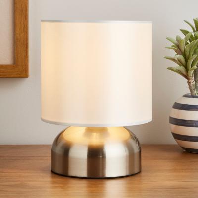 Dunelm Sicily Touch Table Lamp White