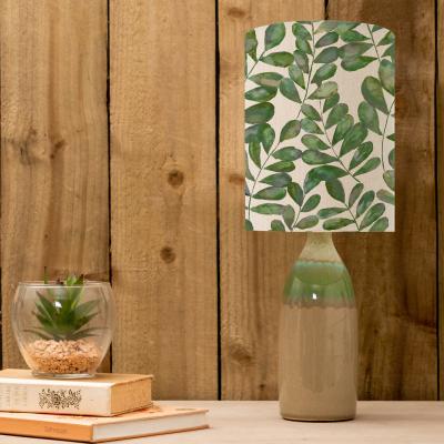 Dunelm Narvi Table Lamp with Rowan Shade Rowan Apple Green