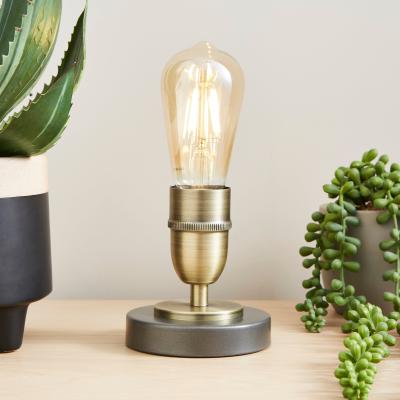 Dunelm Marsden Industrial Table Lamp Black