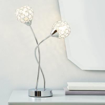 Dunelm Portia Table Lamp Chrome