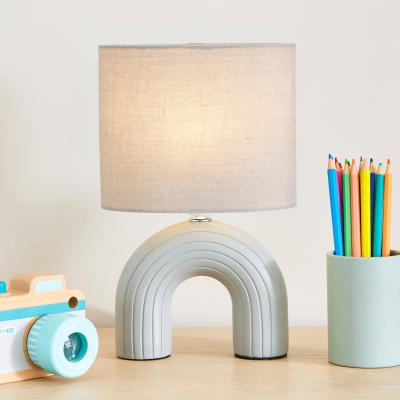 Dunelm Rumey Arch Table Lamp Cloudy Day