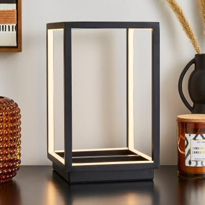 Dunelm Depere Black Table Lamp Black