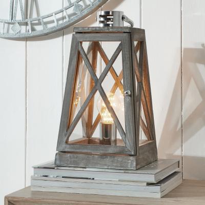 Dunelm Devon Table Lamp Grey
