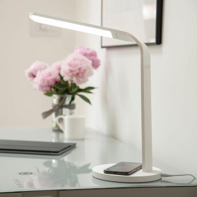 Dunelm Koble Arc Phone Charging Lamp White