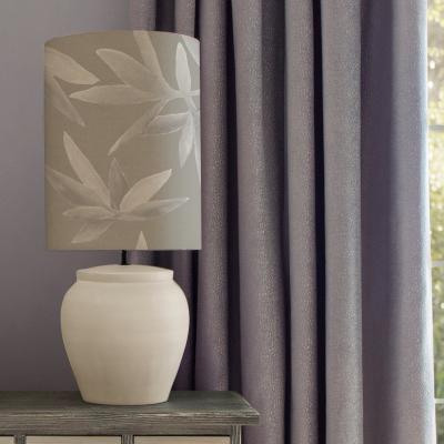 Dunelm Edessa Table Lamp with Silverwood Shade Silverwood Light Grey