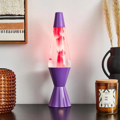 Dunelm Purple Lava Lamp Purple