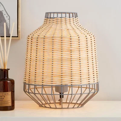 Dunelm Ohio Table Lamp Grey