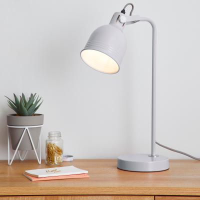 Dunelm Isaac Desk Lamp Dove (Grey)