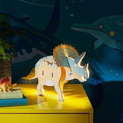 Dunelm Triceratops Table Lamp MultiColoured