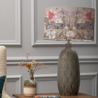 Dunelm Jadis Table Lamp with Acanthis Shade Bronze