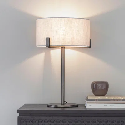 Dunelm Vogue Balaton Table Lamp Brown