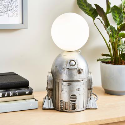 Dunelm Star Wars R2 D2 Table Lamp Silver