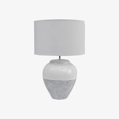 Furniture Village Skyline Grey Porcelain Table Lamp