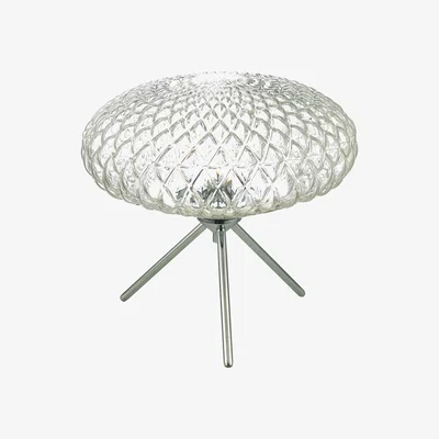 Furniture Village Bibiana Large Clear Glass Table Lamp