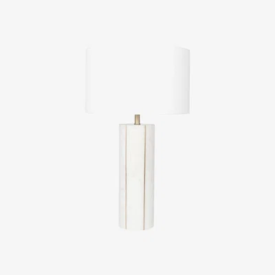 Furniture Village Marble Table Lamp - White