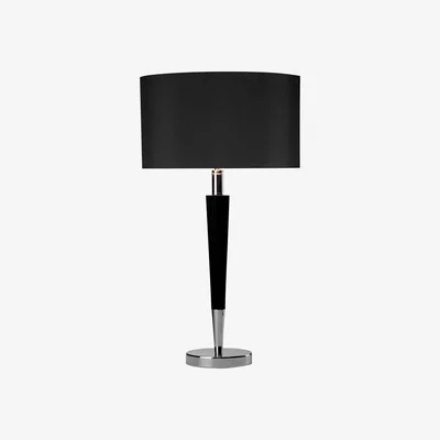 Furniture Village Viking Black Table Lamp