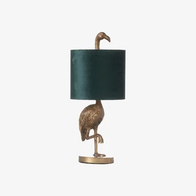 Furniture Village Flamingo Table Lamp Gold