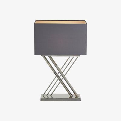Furniture Village Farren Nickel Table Lamp - Silver