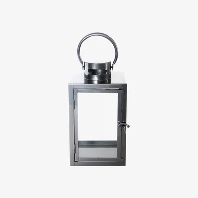 Furniture123 Fallen Fruits Grey Outdoor Metal Lantern