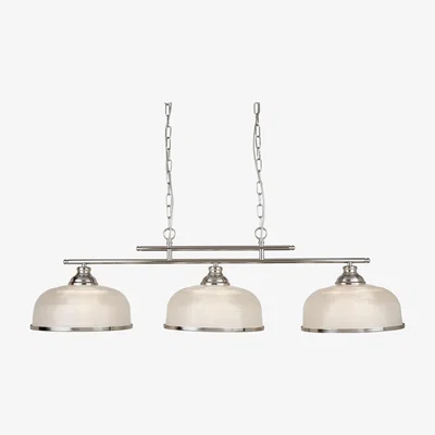 Furniture123 3 Light Chrome Bar Pendant - Bistro