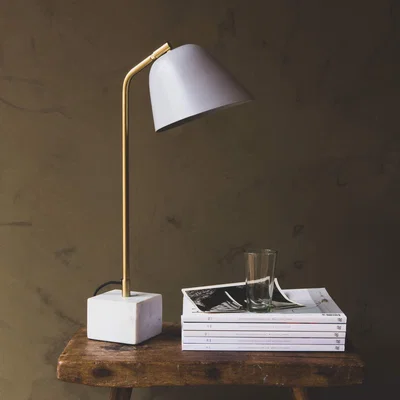 Graham & Green Olsen Grey Table Lamp