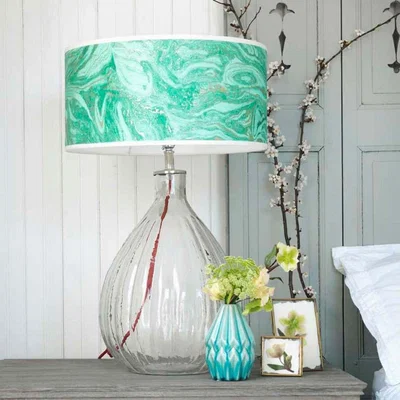 Graham & Green Glass Pumpkin Table Lamp