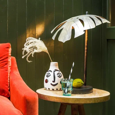 Graham & Green Monstera Leaf Table Lamp