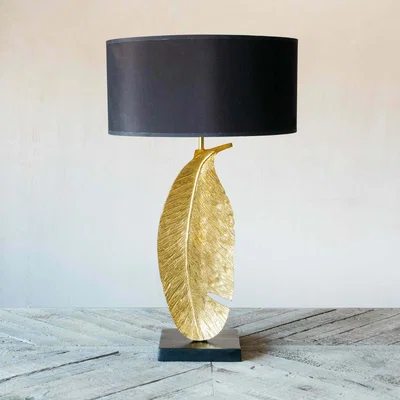 Graham & Green Large Gold Quill Table Lamp
