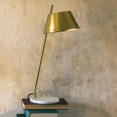 Graham & Green Kari Brass Table Lamp