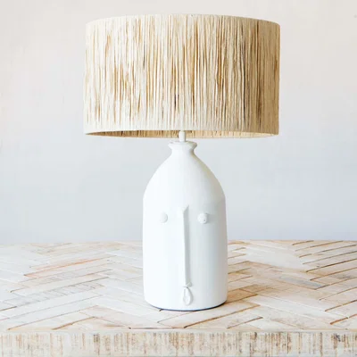 Graham & Green Alfeo Off-White Table Lamp