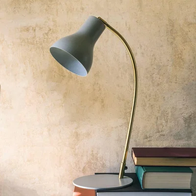 Graham & Green Anders Grey Table Lamp