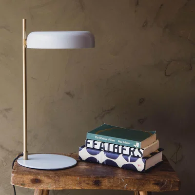 Graham & Green Torsten Grey Desk Lamp