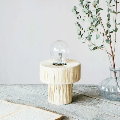 Graham & Green Raffy Natural Table Lamp