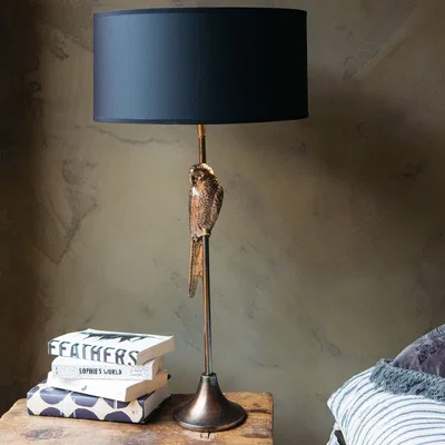 Graham & Green Perching Parrot Table Lamp