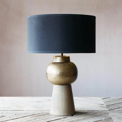 Graham & Green Graham and Green Small Brika Round Bronze Lamp