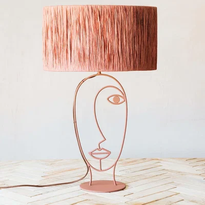 Graham & Green Ariana Table Lamp in Terracotta