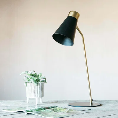 Graham & Green Chase Black Table Lamp