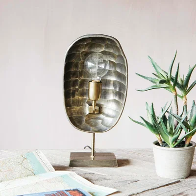 Graham & Green Gold Hammered Table Lamp