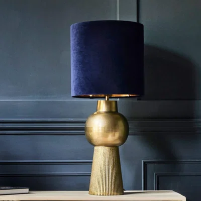 Graham & Green Graham and Green Tall Brika Round Bronze Table Lamp