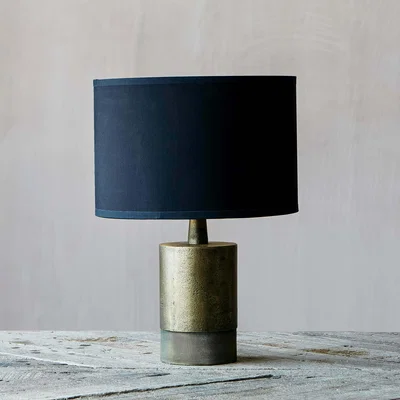 Graham & Green Benedict Short Bronze Bedside Table Lamp