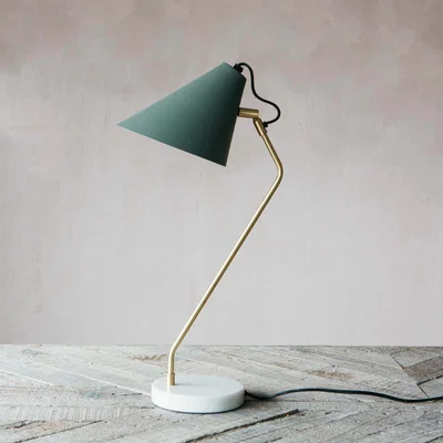 Graham & Green Colton Lichen Green Lamp