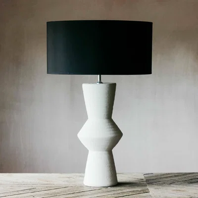 Graham & Green Small White Cyrus Ceramic Lamp
