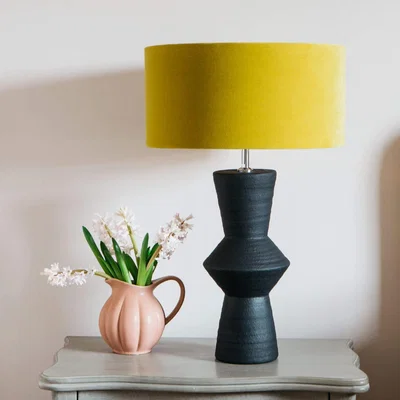 Graham & Green Small Black Cyrus Ceramic Lamp