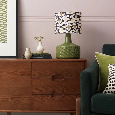 Habitat Habitat x Scion Padukka 44cm Ceramic Table Lamp - Green
