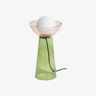 Habitat Habitat Pictor Tinted Glass Table Lamp - Green